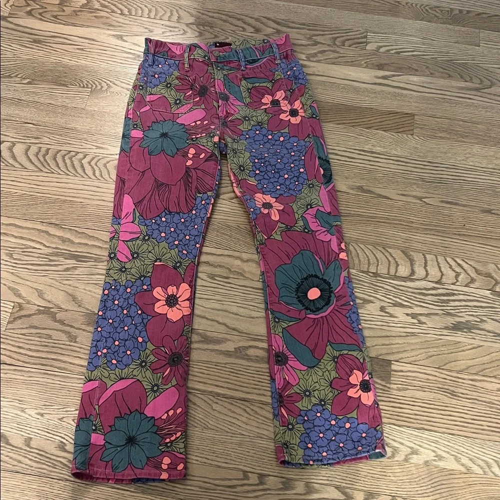 MOTHER Floral Jeans - Picture 1 of 7